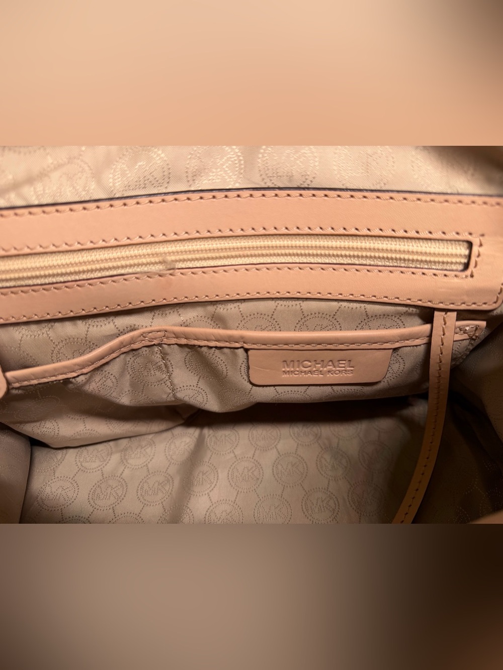 SOLD- Vintage Michael Kors Bordeaux Patent Bag & Matching Wallet Set - Picture 8 of 17